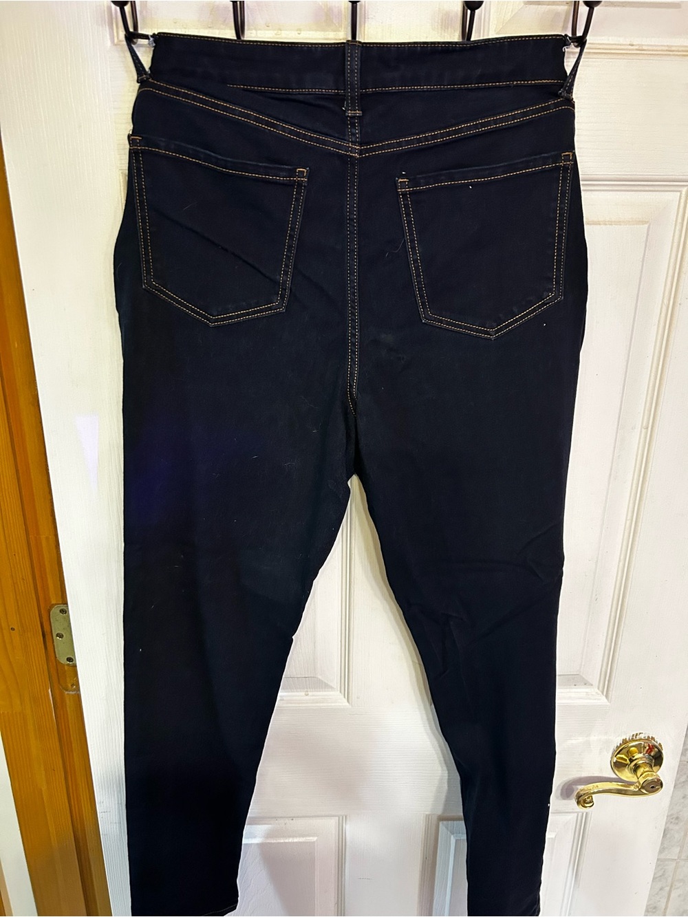NOBO High-Rise Black Stretch Jeans with Contrast Stitching - Picture 4 of 4